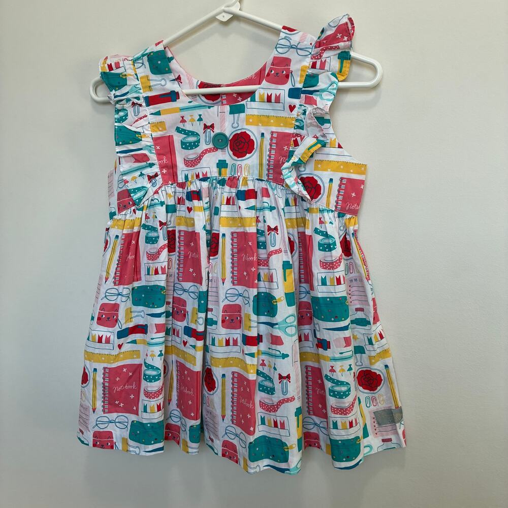 Girls Eleanor Rose School Supply Dress Size 14-16 Boutique Back to School Dress